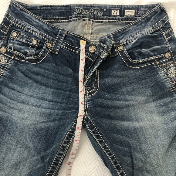 Miss Me Signature Boot Cut Jeans Size 27 - Picture 2 of 4